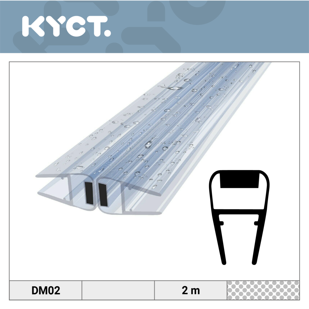 Guarnizioni per doccia Guarnizione magnetica per doccia Deflettore d'acqua Labbro di tenuta Porta in vetro Guarnizione di ricambio per cabina doccia Deflettore d'acqua in acrilico Paracolpi in silicone