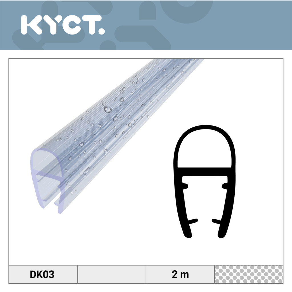 Guarnizioni per doccia Guarnizione magnetica per doccia Deflettore d'acqua Labbro di tenuta Porta in vetro Guarnizione di ricambio per cabina doccia Deflettore d'acqua in acrilico Paracolpi in silicone