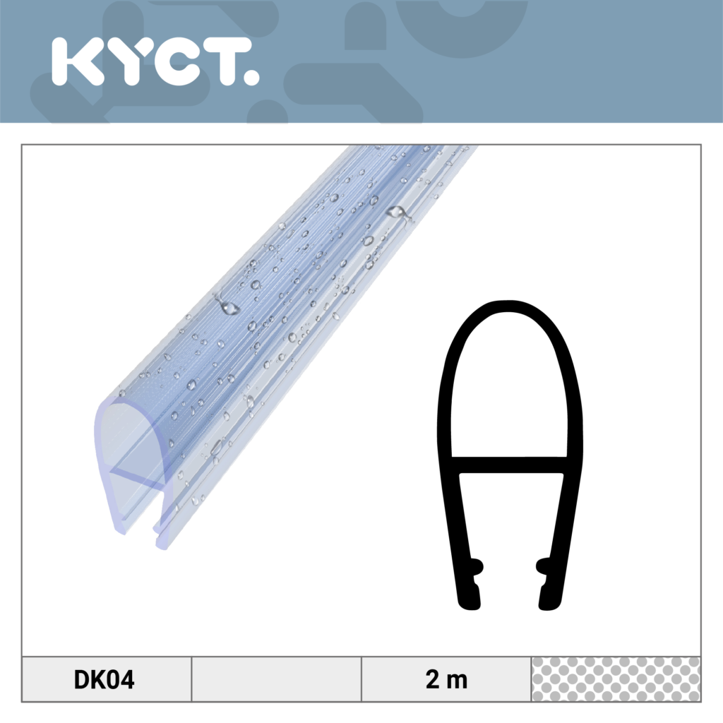 Guarnizioni per doccia Guarnizione magnetica per doccia Deflettore d'acqua Labbro di tenuta Porta in vetro Guarnizione di ricambio per cabina doccia Deflettore d'acqua in acrilico Paracolpi in silicone
