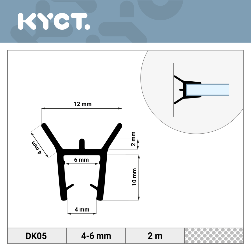Guarnizioni per doccia Guarnizione magnetica per doccia Deflettore d'acqua Labbro di tenuta Porta in vetro Guarnizione di ricambio per cabina doccia Deflettore d'acqua in acrilico Paracolpi in silicone