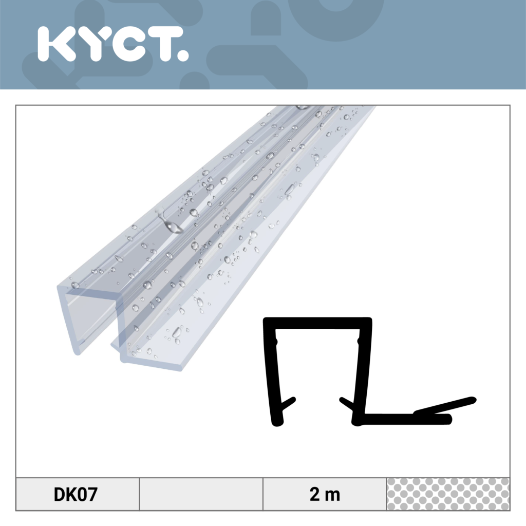 Guarnizioni per doccia Guarnizione magnetica per doccia Deflettore d'acqua Labbro di tenuta Porta in vetro Guarnizione di ricambio per cabina doccia Deflettore d'acqua in acrilico Paracolpi in silicone