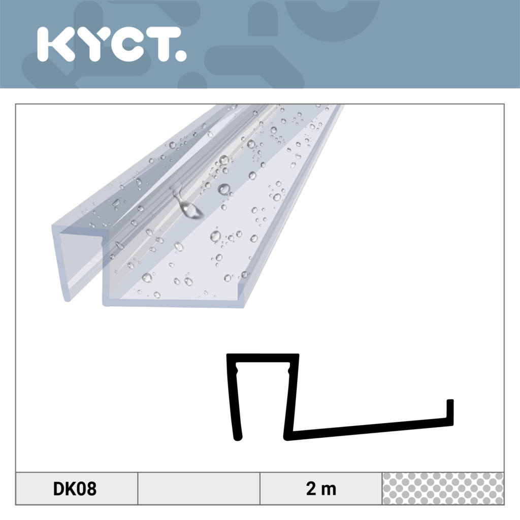 Guarnizioni per doccia Guarnizione magnetica per doccia Deflettore d'acqua Labbro di tenuta Porta in vetro Guarnizione di ricambio per cabina doccia Deflettore d'acqua in acrilico Paracolpi in silicone