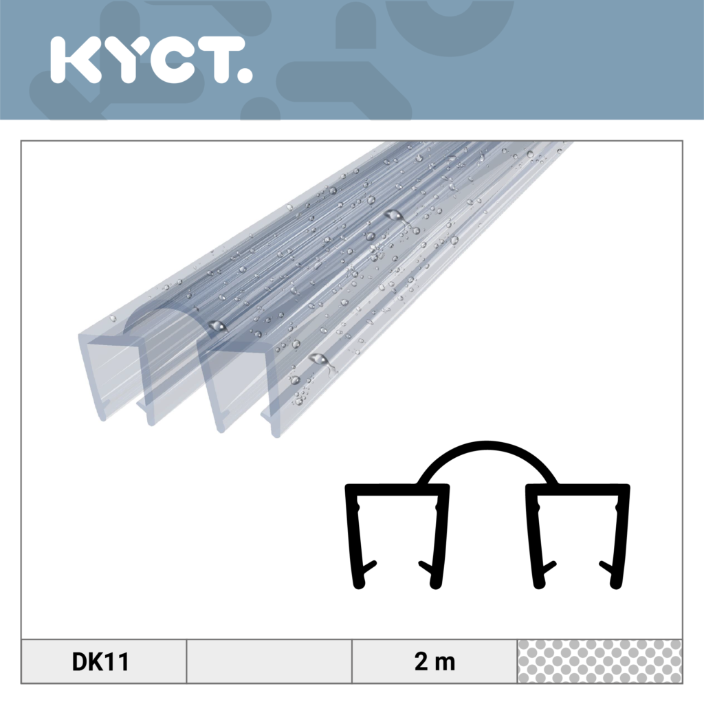 Guarnizioni per doccia Guarnizione magnetica per doccia Deflettore d'acqua Labbro di tenuta Porta in vetro Guarnizione di ricambio per cabina doccia Deflettore d'acqua in acrilico Paracolpi in silicone