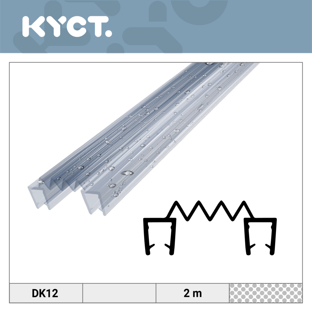Guarnizioni per doccia Guarnizione magnetica per doccia Deflettore d'acqua Labbro di tenuta Porta in vetro Guarnizione di ricambio per cabina doccia Deflettore d'acqua in acrilico Paracolpi in silicone