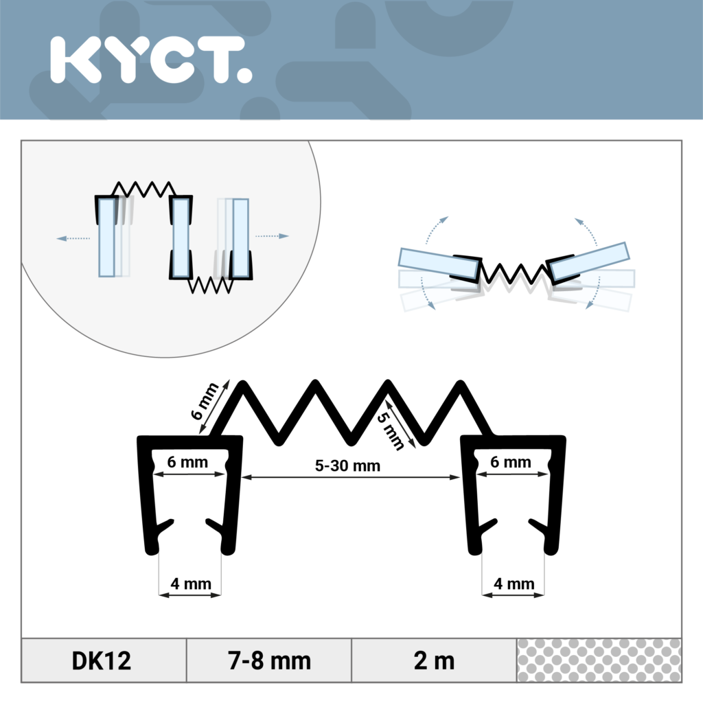 Guarnizioni per doccia Guarnizione magnetica per doccia Deflettore d'acqua Labbro di tenuta Porta in vetro Guarnizione di ricambio per cabina doccia Deflettore d'acqua in acrilico Paracolpi in silicone