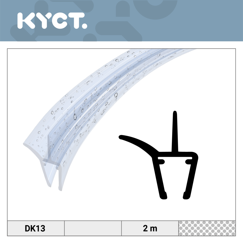 Guarnizioni per doccia Guarnizione magnetica per doccia Deflettore d'acqua Labbro di tenuta Porta in vetro Guarnizione di ricambio per cabina doccia Deflettore d'acqua in acrilico Paracolpi in silicone